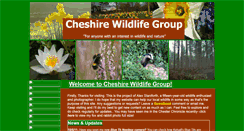 Desktop Screenshot of cheshire-wildlife.co.uk